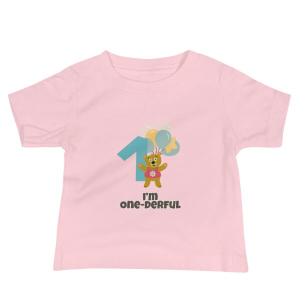 Custom First Birthday Baby Jersey Short Sleeve Tee - Image 5