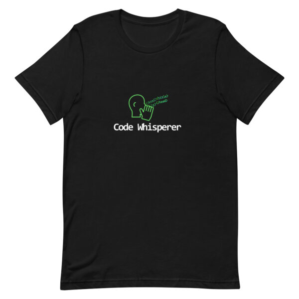 Custom Tech Unisex t-shirt - Code Whisperer