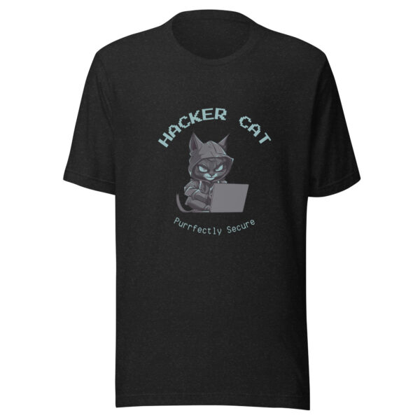 Custom Tech Unisex t-shirt - Hacker cat