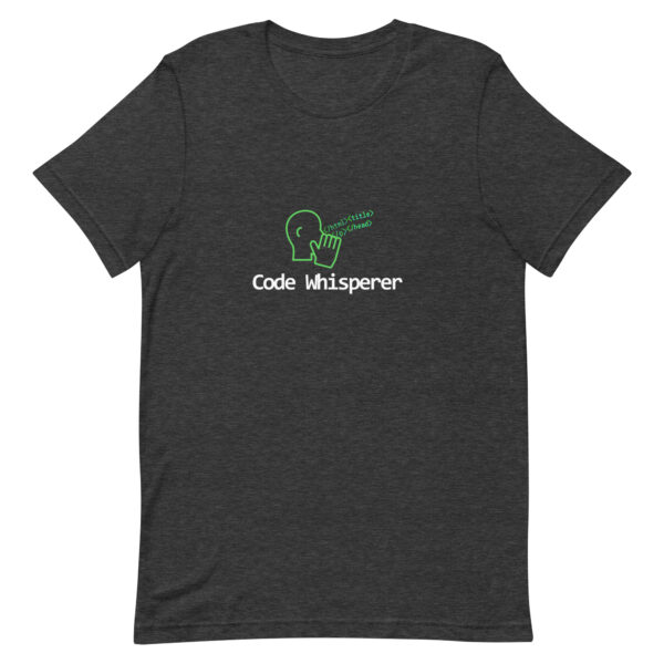 Custom Tech Unisex t-shirt - Code Whisperer - Image 5