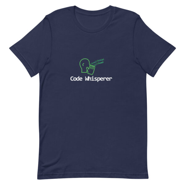 Custom Tech Unisex t-shirt - Code Whisperer - Image 4