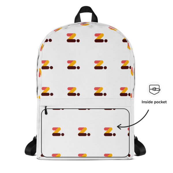 All Over Print Backpack - with logo - Image 4