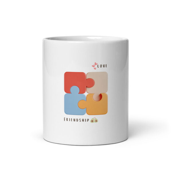 Love & Friendship Puzzle Mug