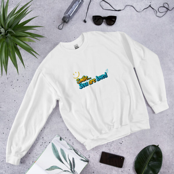 Smile You Are Loved Sweatshirt - Image 5