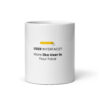 Custom white mug