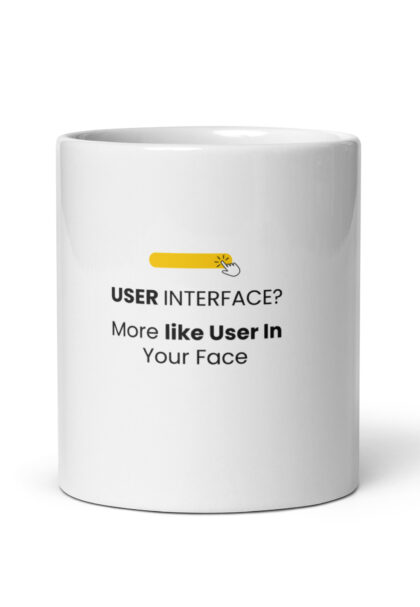 Custom white mug