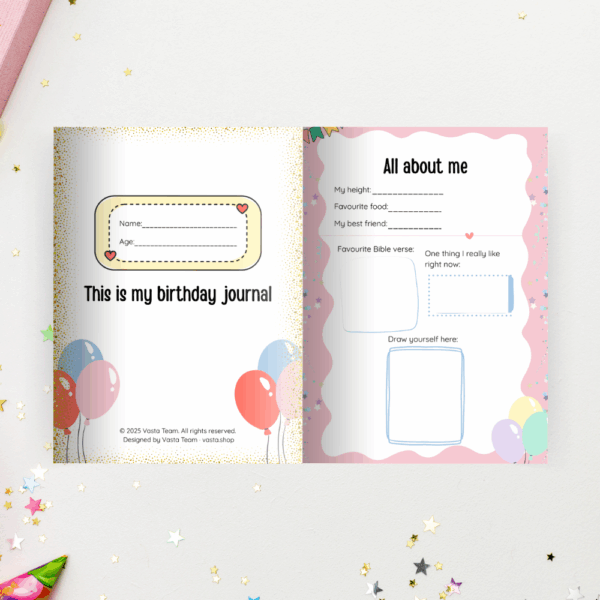 Christian Birthday Journal for Kids - Image 3