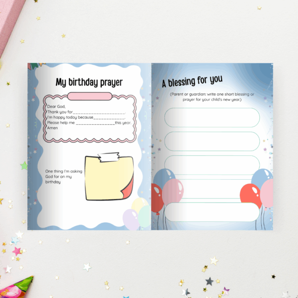 Christian Birthday Journal for Kids - Image 4