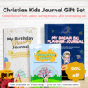 Christian kids journal gift set